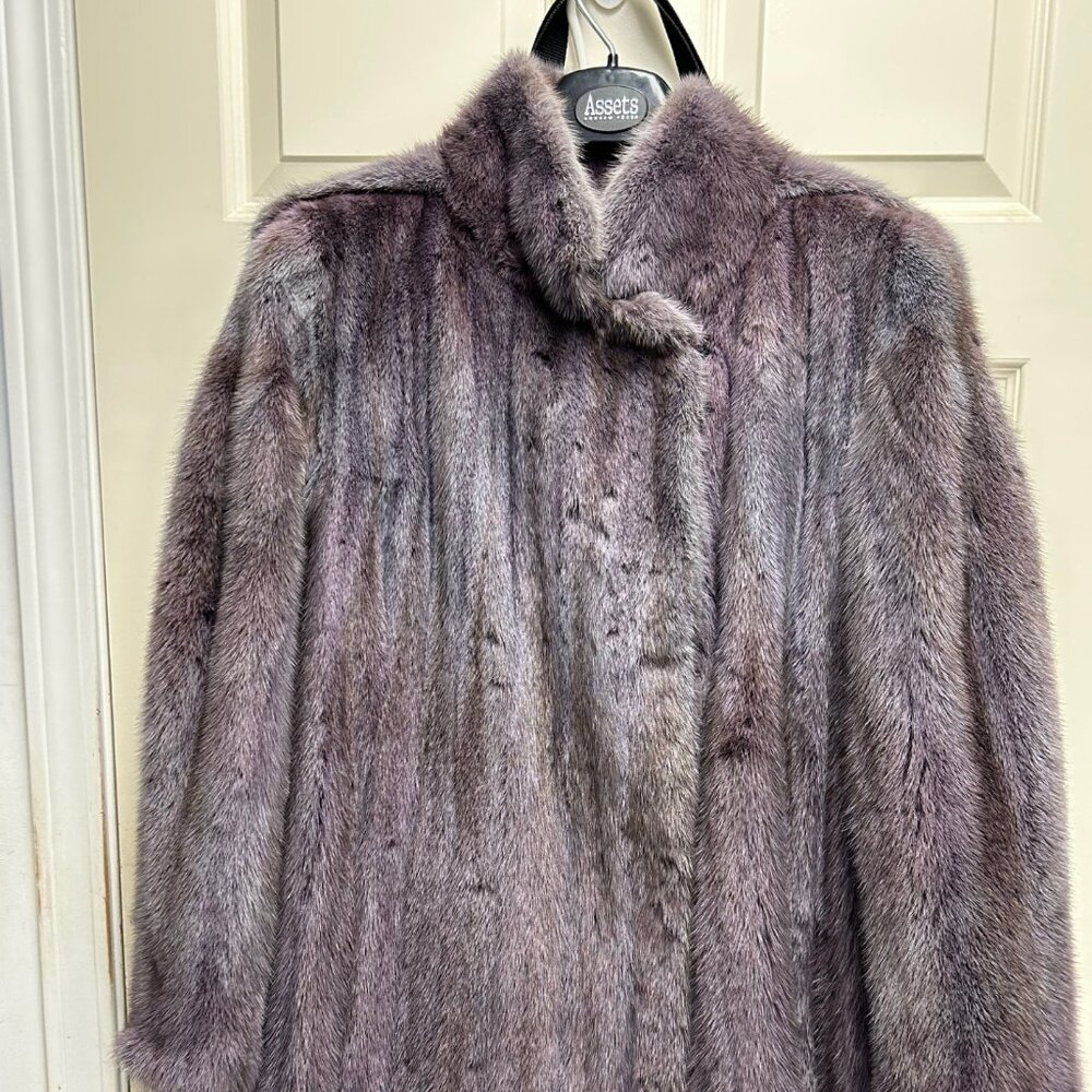 Lavender Mink Fur coat